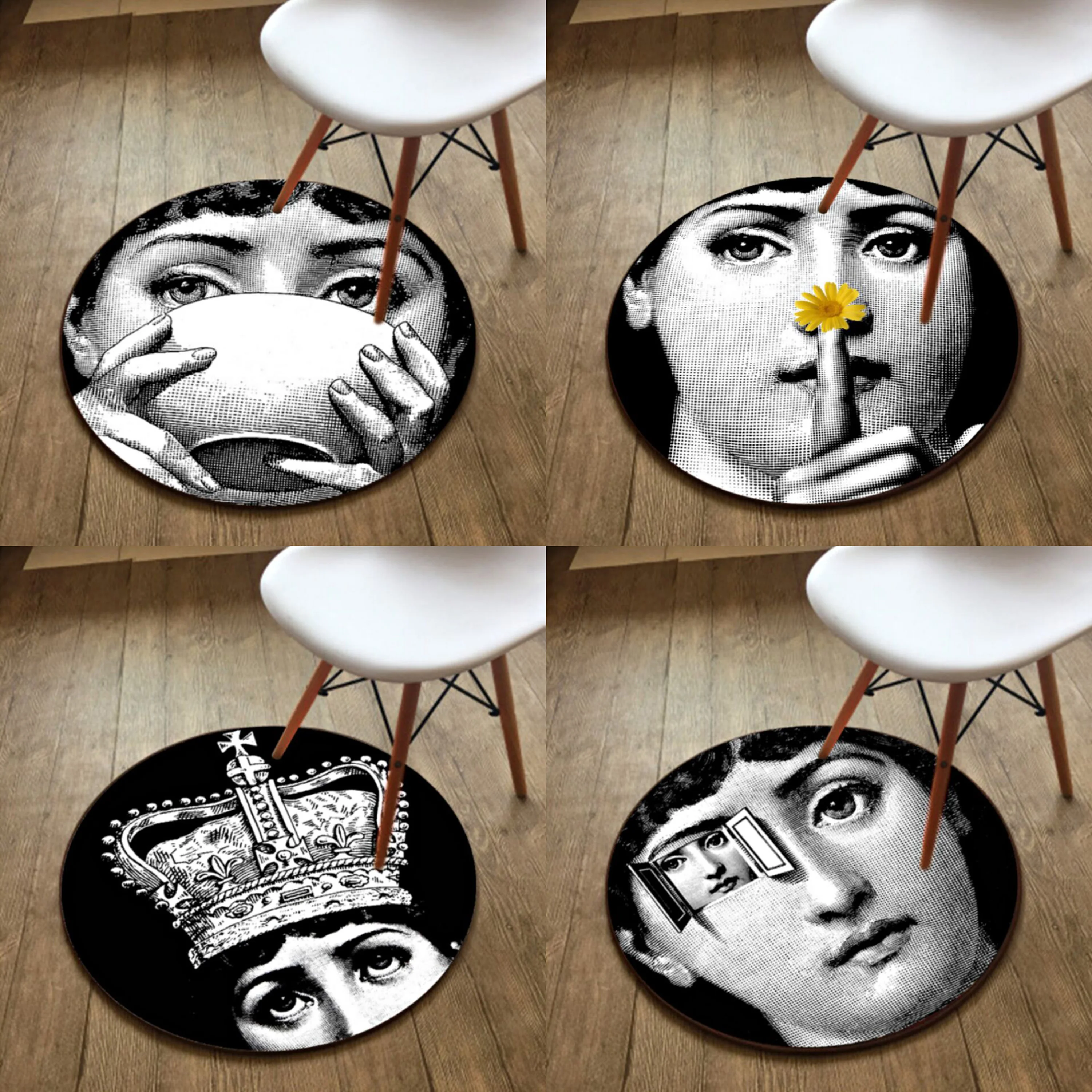 Lina Cavalieri Living Room Rugs Floor Mat 3d Rug Non-Slip Mat Sofa Cushion Dining Room Soft Bedroom modern Circular Carpet 
Lina Cavalieri Living Room Rugs Floor Mat 3d Rug Non-Slip Mat Sofa Cushion Dining Room Soft Bedroom modern Circular Carpet