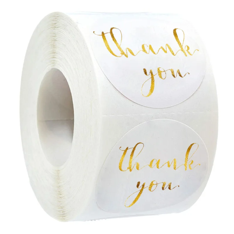 Paper Round Thank You Stickers With Heart 1inch 50pcs Gold Foil Label Stickers Gift Packaging Seals Kraft Stationery Sticker
Paper Round Thank You Stickers With Heart 1inch 50pcs Gold Foil Label Stickers Gift Packaging Seals Kraft Stationery Sticker