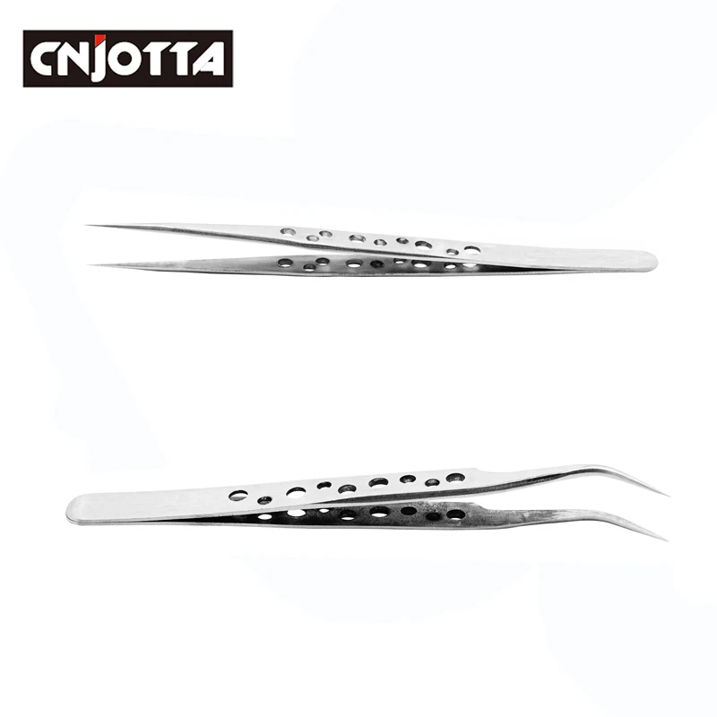 Electronics Industrial Tweezers Anti-static Curved Straight Tip Precision Stainless Forceps Phone Repair Hand Tools Sets
Electronics Industrial Tweezers Anti-static Curved Straight Tip Precision Stainless Forceps Phone Repair Hand Tools Sets