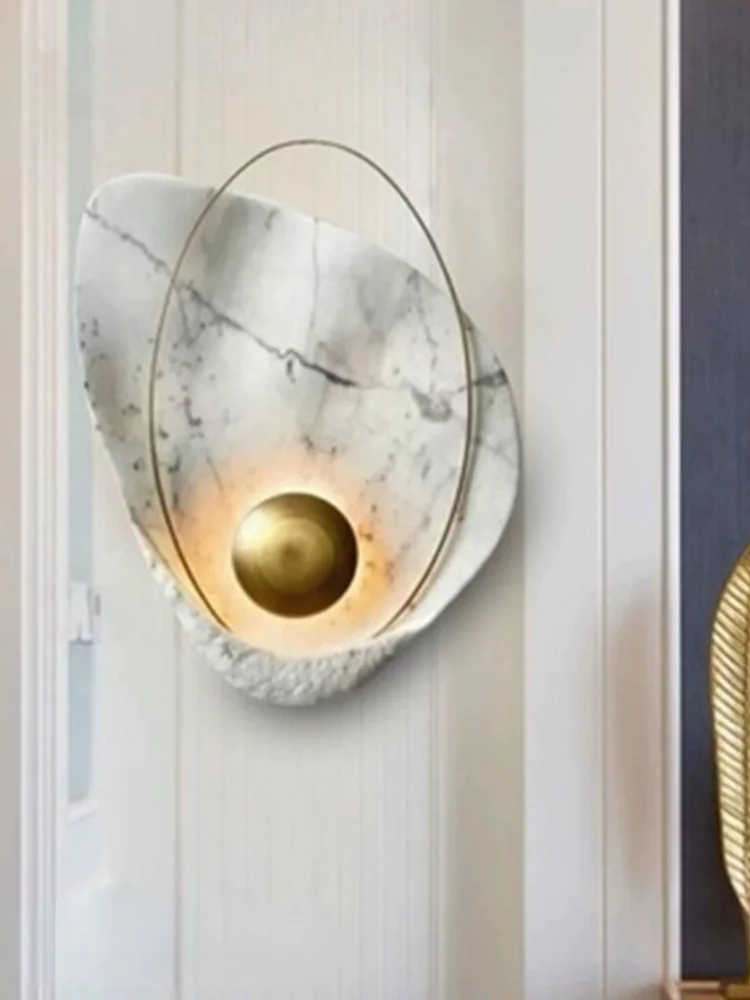 Modern home led wall lamp, bedroom night lamp, creative marble furniture, window lamp accessories, Nordic minimalism
Modern home led wall lamp, bedroom night lamp, creative marble furniture, window lamp accessories, Nordic minimalism