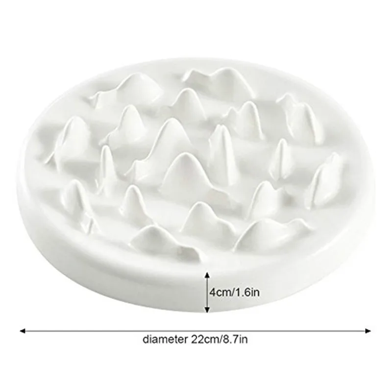 Pet Supplies Slow Feeder Bowl, Ceramic Interactive Feeder Bloat Stop Cat Bowl Preventing Feeder Anti Gulping Healthy Eating Diet 
Pet Supplies Slow Feeder Bowl, Ceramic Interactive Feeder Bloat Stop Cat Bowl Preventing Feeder Anti Gulping Healthy Eating Diet