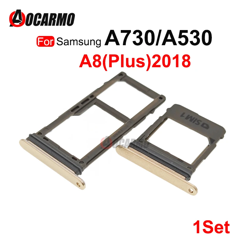 SIM Card Tray For Samsung Galaxy A730 A530 A8 Plus 2018 Dual & Single SIM Card Reader Sim Tray Holder SD Slot Repair Part
SIM Card Tray For Samsung Galaxy A730 A530 A8 Plus 2018 Dual & Single SIM Card Reader Sim Tray Holder SD Slot Repair Part