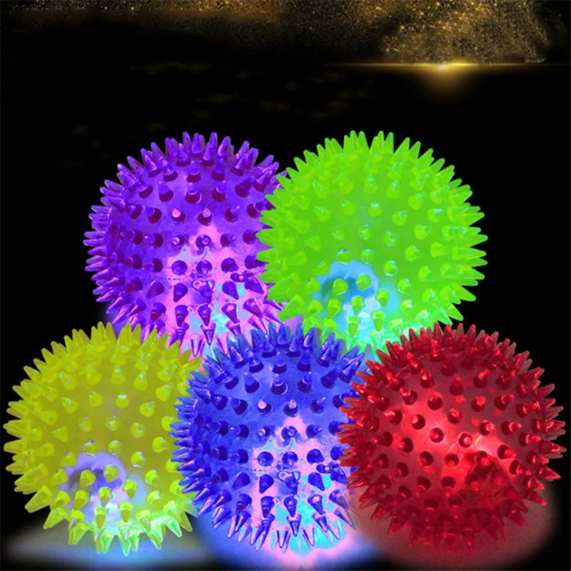 Dog Squeaky Toys Colorful Soft Rubber Luminous Pet Puppy Dog Chewing Playing Elastic Hedgehog Ball Toy Small Pet Supplies
Dog Squeaky Toys Colorful Soft Rubber Luminous Pet Puppy Dog Chewing Playing Elastic Hedgehog Ball Toy Small Pet Supplies
