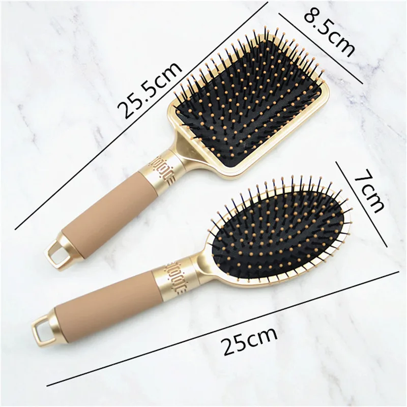 Hair Scalp Massage Comb Bristle Nylon Hairbrush Wet Curly Detangle Hair Brush for Salon Hairdressing Styling Tools
Hair Scalp Massage Comb Bristle Nylon Hairbrush Wet Curly Detangle Hair Brush for Salon Hairdressing Styling Tools