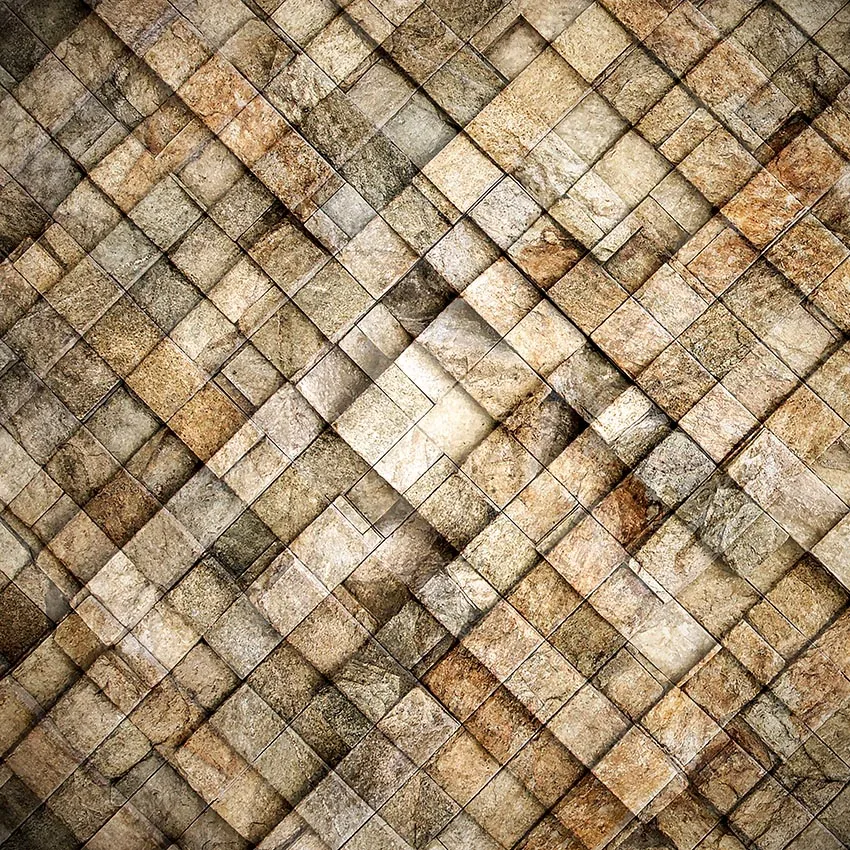 8x8 футов абстрактная потертая текстура окрашенная коричневая желтая кирпичная