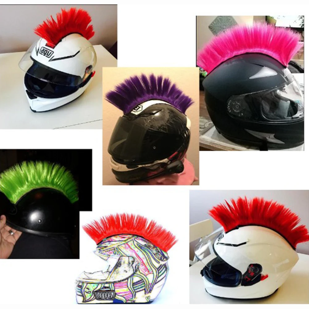 Colorful Cockscomb Modeling Wig Halloween Motorcycle Helmet Wig Chemical Fiber Mohawk Style Helmet Hair Without Include A safety
Colorful Cockscomb Modeling Wig Halloween Motorcycle Helmet Wig Chemical Fiber Mohawk Style Helmet Hair Without Include A safety