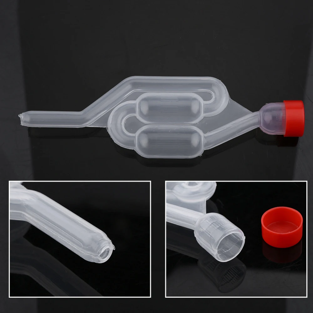 1Pc Homemade Wine Vent Air Lock Honey Beer Wine Fermentation Exhaust One-way Airlock Check Valve Water Sealed Valves Yeast
1Pc Homemade Wine Vent Air Lock Honey Beer Wine Fermentation Exhaust One-way Airlock Check Valve Water Sealed Valves Yeast