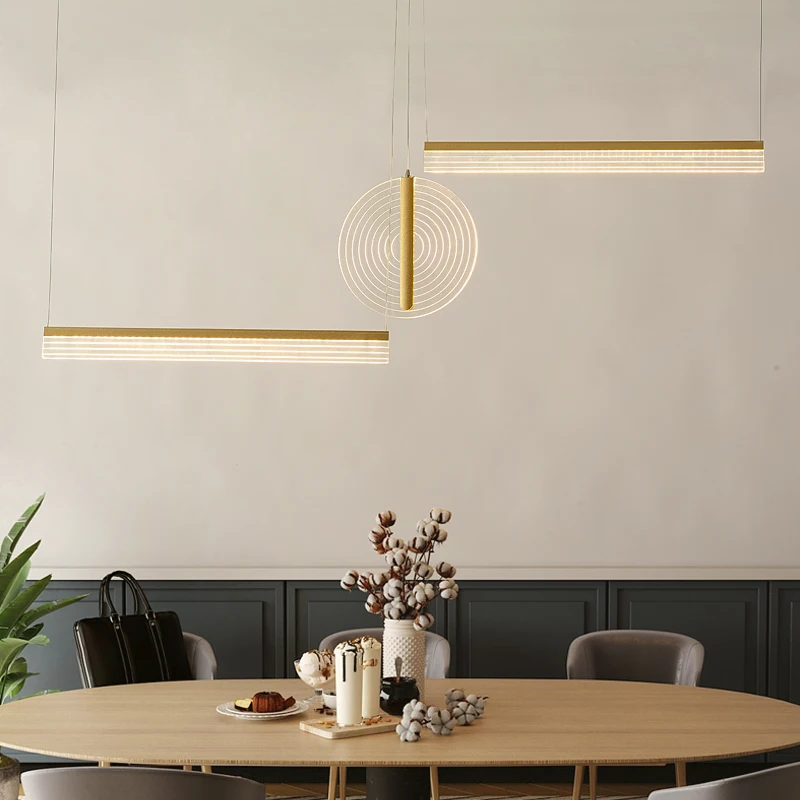 JMZM Modern Minimalist Chandelier Three-stage Creative Pendant Light Dining Table Indoor Living room Bar Golden/Black LED Light
JMZM Modern Minimalist Chandelier Three-stage Creative Pendant Light Dining Table Indoor Living room Bar Golden/Black LED Light