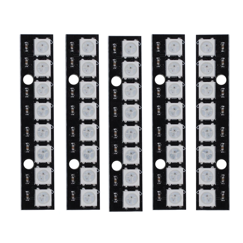 5 шт. 8-битный WS2812 5050 RGB светодиодный встраиваемые в полном объеме Цвет диск Фонари макетная плата
5 шт. 8-битный WS2812 5050 RGB светодиодный встраиваемые в полном объеме Цвет диск Фонари макетная плата