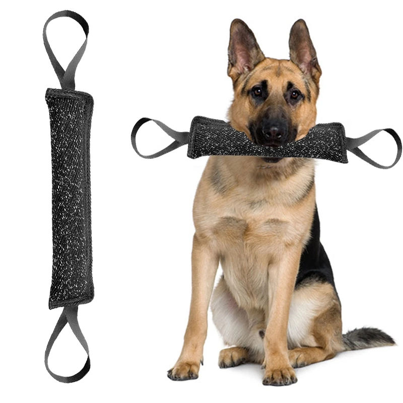 2 Handles Pet Training Bite Tug Toys Young Dog Chewing Arm Sleeve
2 Handles Pet Training Bite Tug Toys Young Dog Chewing Arm Sleeve