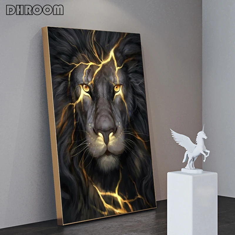 Wild Lion Poster Black and White Animal Canvas Paintings on The Wall Art Prints Picture for Living Room Interior Home Decor
Wild Lion Poster Black and White Animal Canvas Paintings on The Wall Art Prints Picture for Living Room Interior Home Decor