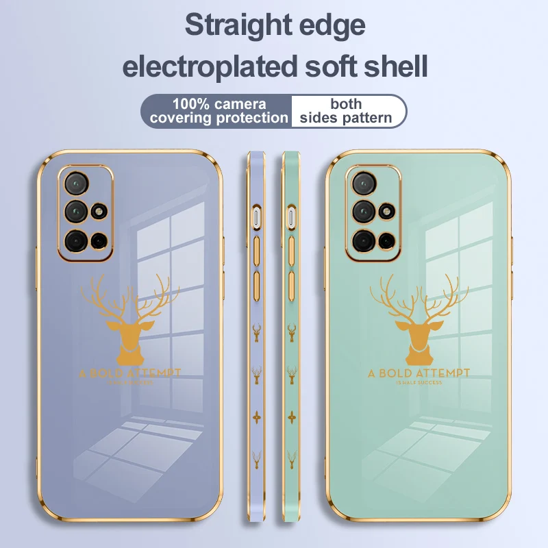 Phone Case For Huawei Honor 20 30 30S 10I 50 60 20I 20S SE Pro Lite Anti Fall Electroplating Deer Straight Edge Soft Back Cover
Phone Case For Huawei Honor 20 30 30S 10I 50 60 20I 20S SE Pro Lite Anti Fall Electroplating Deer Straight Edge Soft Back Cover