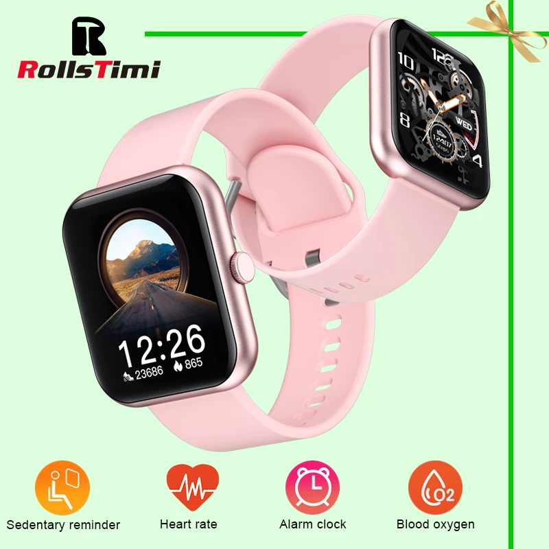 Rollstimi 2021 new bluetooth smart watch men's and women's heart rate monitor fitness sports watch activity fashion smart watch
Rollstimi 2021 new bluetooth smart watch men's and women's heart rate monitor fitness sports watch activity fashion smart watch