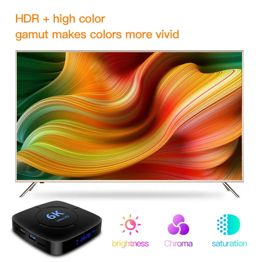 H616 Smart TV Box 6K Set Top Box Media Player High Definition Network Digital Set Top Box Support TF Card
H616 Smart TV Box 6K Set Top Box Media Player High Definition Network Digital Set Top Box Support TF Card