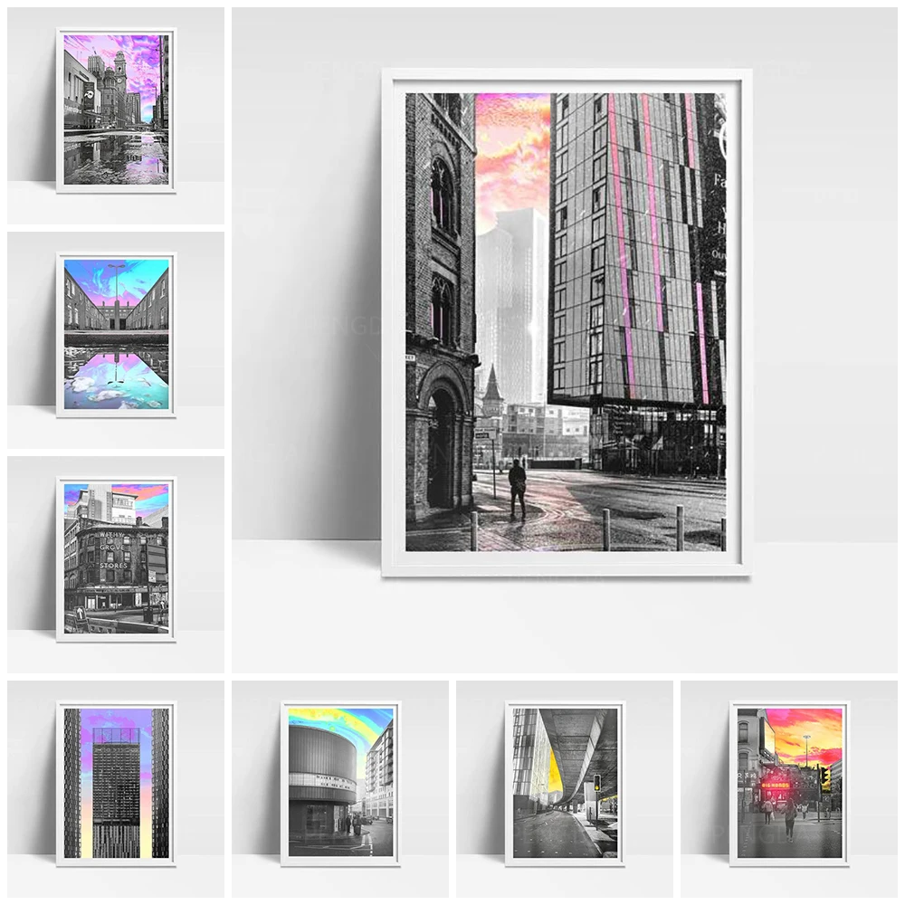 Print City Building Landscape Canvas Painting Wall Art Colorful Sky Modular Poster Modern Home Decor Bedroom Background Picture
Print City Building Landscape Canvas Painting Wall Art Colorful Sky Modular Poster Modern Home Decor Bedroom Background Picture
