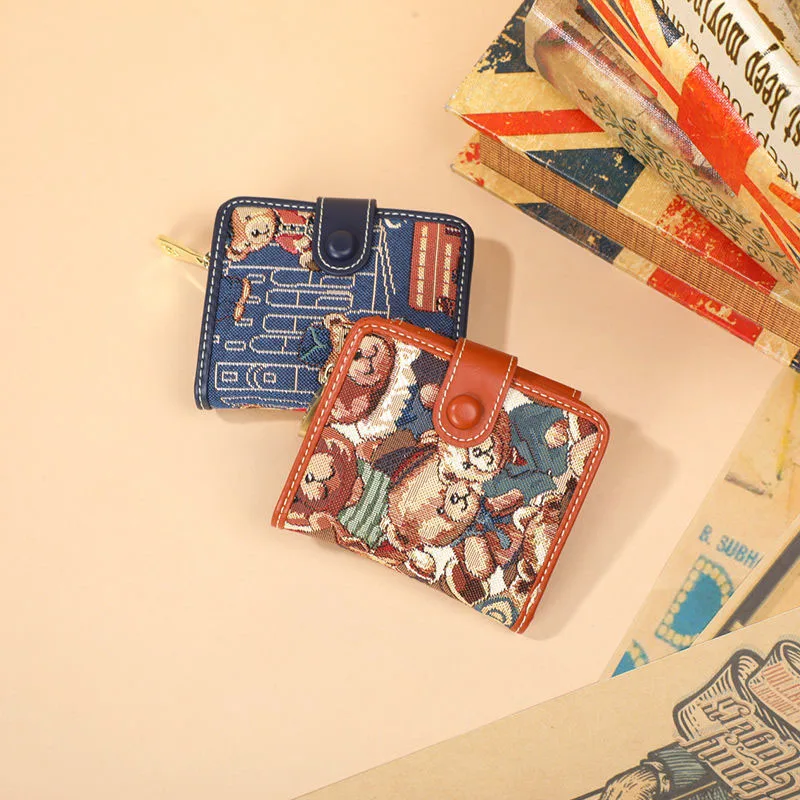 Short Korean wallet female 2021 new middle school students foldable cute snap tri-fold card bag
Short Korean wallet female 2021 new middle school students foldable cute snap tri-fold card bag