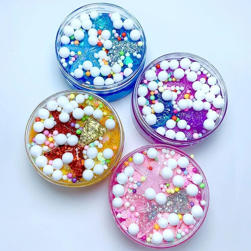 Fluffy Mud Mermaid Tail Charms Fishbowl Mermaid Bubble Bath Slime Toy Gift 100ml plasticine Toys Ramen mud lightweight clay
Fluffy Mud Mermaid Tail Charms Fishbowl Mermaid Bubble Bath Slime Toy Gift 100ml plasticine Toys Ramen mud lightweight clay