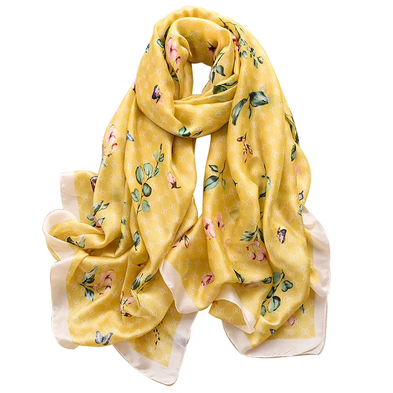 BGW HT4274 Floral Print Elegant Silk Scraf Wrap Print Hijab Scarfs Female 90*180cm Square Shawls And Wraps Scarves For Lady
BGW HT4274 Floral Print Elegant Silk Scraf Wrap Print Hijab Scarfs Female 90*180cm Square Shawls And Wraps Scarves For Lady