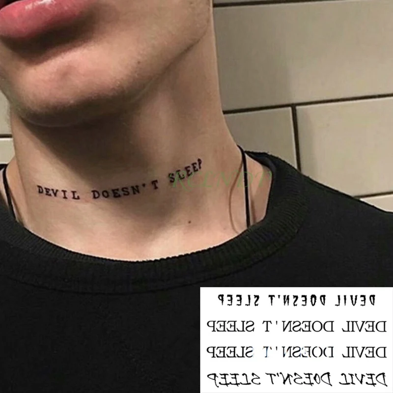 Водостойкая Временная тату-Наклейка на тело буквы Love тату наклейки флэш-тату