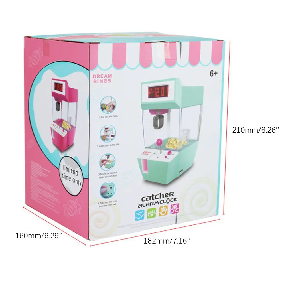 Catcher's alarm clock slot machine game machine candy hanging doll claw claw machine arcade children's automatic toys
Catcher's alarm clock slot machine game machine candy hanging doll claw claw machine arcade children's automatic toys
