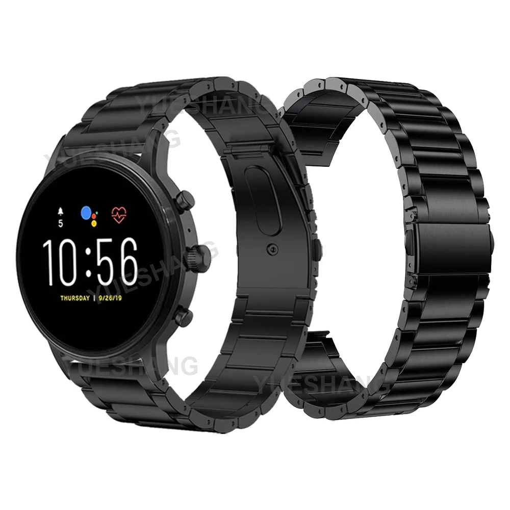 For Fossil Gen 5 Titanium Strap Gen5 Carlyle HR/Julianna/Garrett Smartwatch Band Watchband Metal Stainless steel clasp Bracelet
For Fossil Gen 5 Titanium Strap Gen5 Carlyle HR/Julianna/Garrett Smartwatch Band Watchband Metal Stainless steel clasp Bracelet