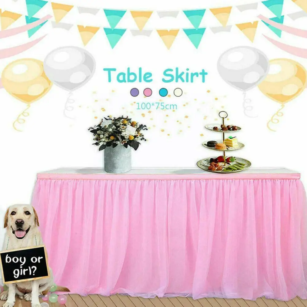 1pc 183cm*77cm Table Skirt Cover Tableware Tutu Tulle Baby Skirting Party Shower Banquet Home Table Wedding Wedding Supplie W5u8
1pc 183cm*77cm Table Skirt Cover Tableware Tutu Tulle Baby Skirting Party Shower Banquet Home Table Wedding Wedding Supplie W5u8