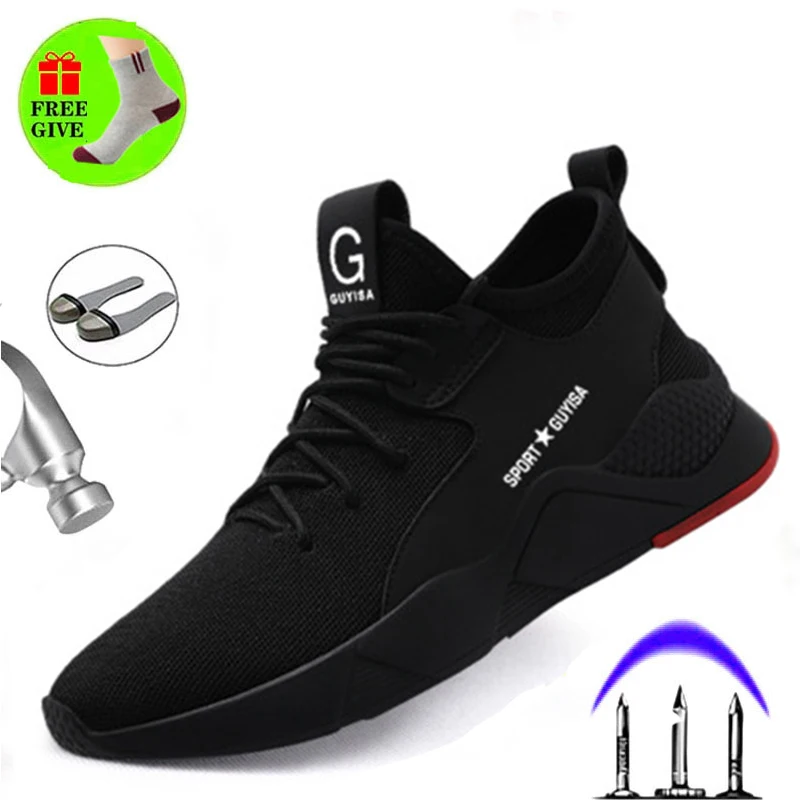 Steel Toe Safety Work Shoes Fashion Sneakers Men Outdoor Military Sneakers Male Ankle Boots Fighting Anti-crush Work Safety Shoe
Steel Toe Safety Work Shoes Fashion Sneakers Men Outdoor Military Sneakers Male Ankle Boots Fighting Anti-crush Work Safety Shoe