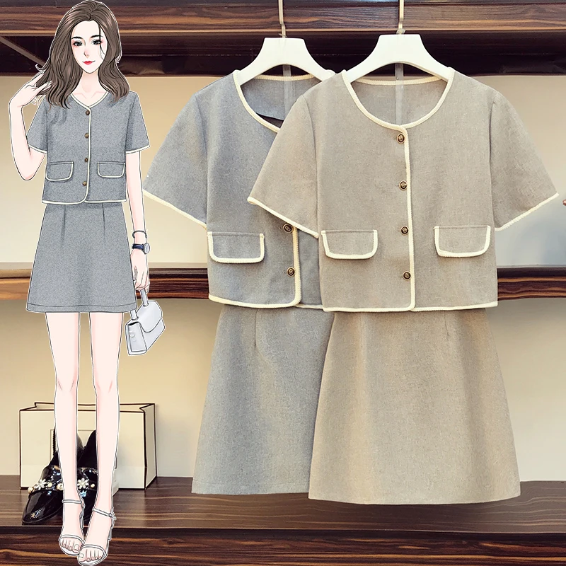 Korean Slim Skirt Set Office Work Two-piece Set Suit Ensemble Femme Survetement Year-old Female Costume Costumes For Women
Korean Slim Skirt Set Office Work Two-piece Set Suit Ensemble Femme Survetement Year-old Female Costume Costumes For Women