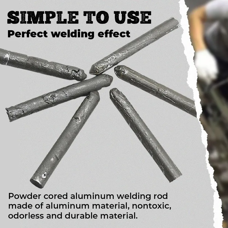 3pcs Welding Rod 78 Mm Powder Cored Aluminum Welding Rod Easy Melt Low-temperature Welding Tools
3pcs Welding Rod 78 Mm Powder Cored Aluminum Welding Rod Easy Melt Low-temperature Welding Tools