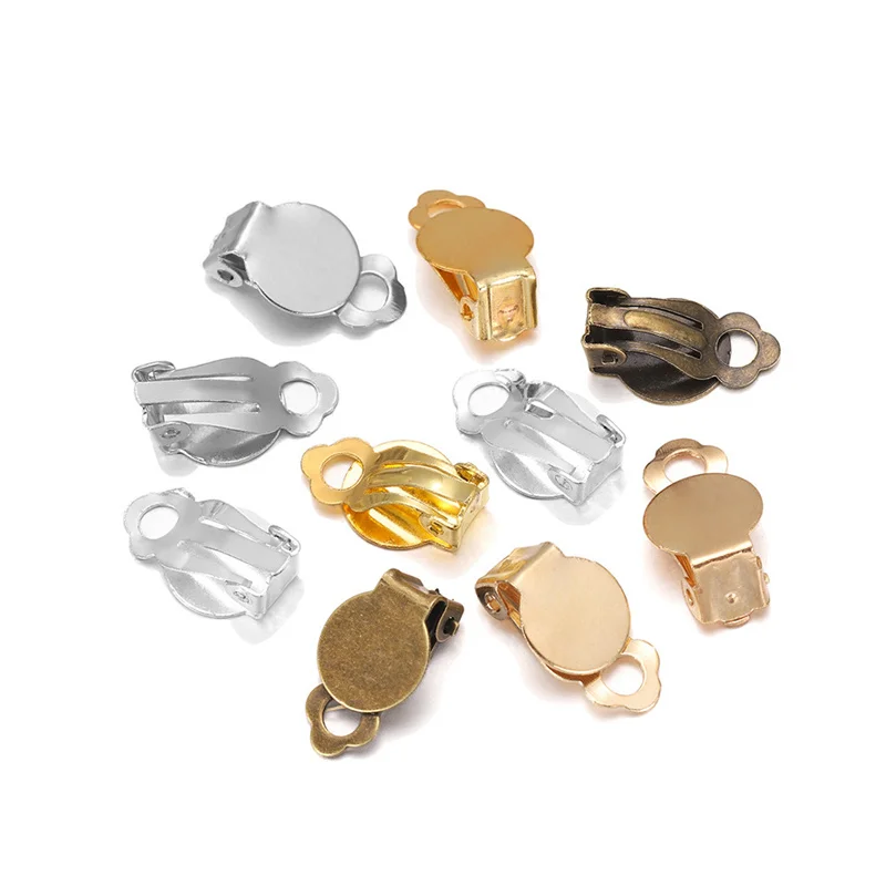 50pcs/lot 10mm Metal Iron old Plated Metal Earring Clips No Pierced Earrings Blank/Setting Base for Diy Making Accessories
50pcs/lot 10mm Metal Iron old Plated Metal Earring Clips No Pierced Earrings Blank/Setting Base for Diy Making Accessories
