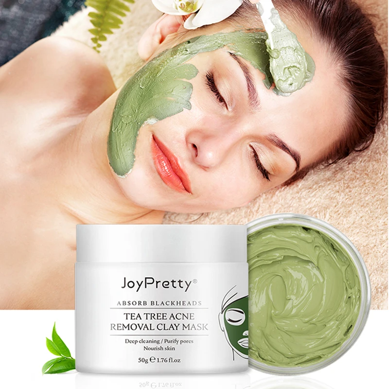 Joypretty Tea Tree Clay Mask Removal Acne Blackheads Facial Mask Whitening Oil Control Deep Cleaning Beauty Skin Care
Joypretty Tea Tree Clay Mask Removal Acne Blackheads Facial Mask Whitening Oil Control Deep Cleaning Beauty Skin Care