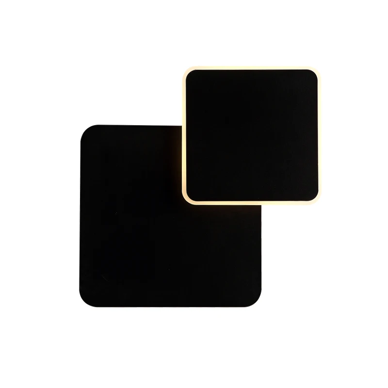 Led wall Lamps for Bedroom living room square white black body AC90-260V Indoor Wall Lamp Rotatable Plated Metal 7W/11W Sconce
Led wall Lamps for Bedroom living room square white black body AC90-260V Indoor Wall Lamp Rotatable Plated Metal 7W/11W Sconce