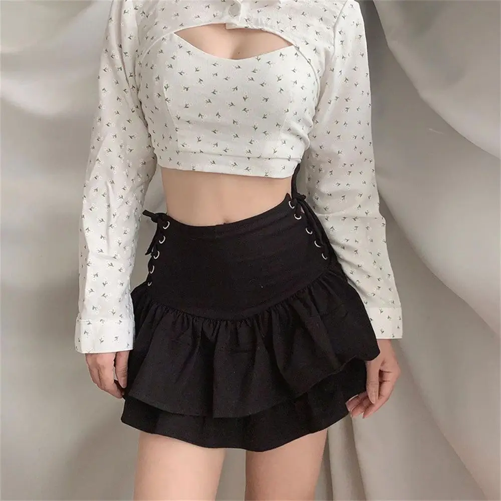 New Gothic Punk Summer Streetwear High Waist Skirt Mini Skirt Harajuku Strappy Skirt
New Gothic Punk Summer Streetwear High Waist Skirt Mini Skirt Harajuku Strappy Skirt