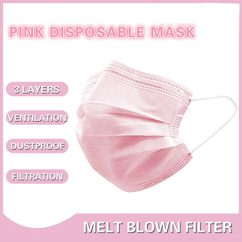 10-500pcs Disposable Mask 3 layer Non Woven Dust Proof Mouth Mask Breathable Earloop Protective Face Protection mask masque
10-500pcs Disposable Mask 3 layer Non Woven Dust Proof Mouth Mask Breathable Earloop Protective Face Protection mask masque