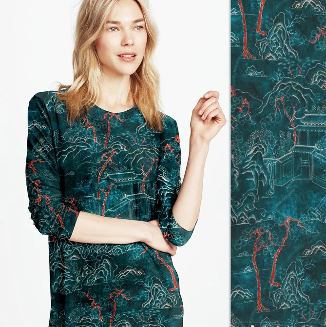 140cm wide Chinese silk fabric meter digital printing silk crepe de chine fabric 16mm shirt dress fabric wholesale silk cloth
140cm wide Chinese silk fabric meter digital printing silk crepe de chine fabric 16mm shirt dress fabric wholesale silk cloth