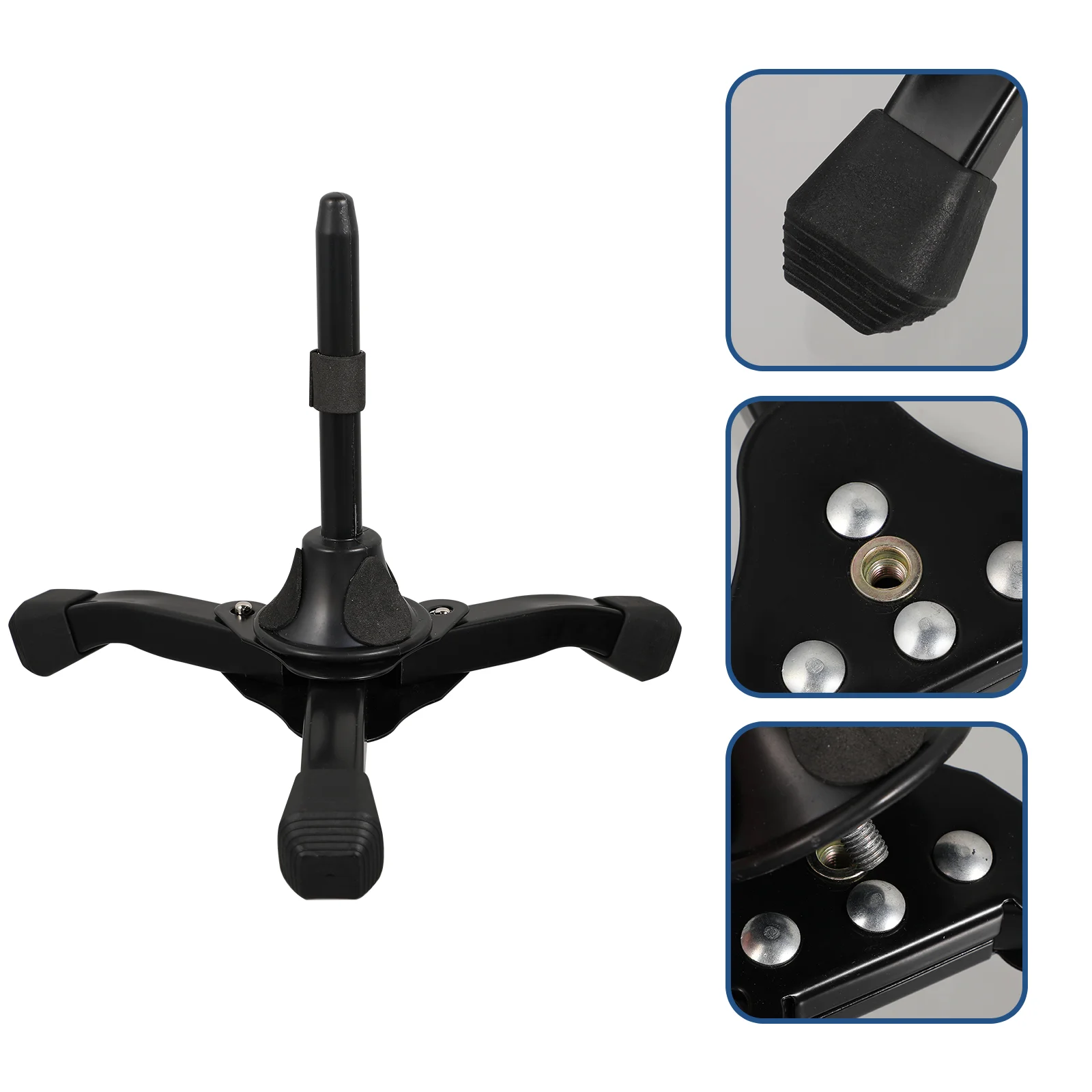 Folding Tripod Stand Portable Flute Holder Clarinet Stand Bracket (Black)
Folding Tripod Stand Portable Flute Holder Clarinet Stand Bracket (Black)