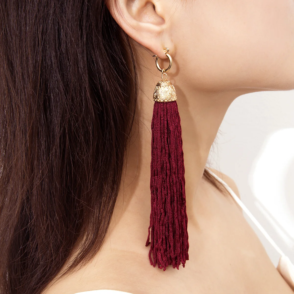 Bohemia Red Long Drop Tassel Earrings Jewelry for Women Female Vacation Beach Dangle Drop Red Thread Tassel Long Earring Jewelry
Bohemia Red Long Drop Tassel Earrings Jewelry for Women Female Vacation Beach Dangle Drop Red Thread Tassel Long Earring Jewelry