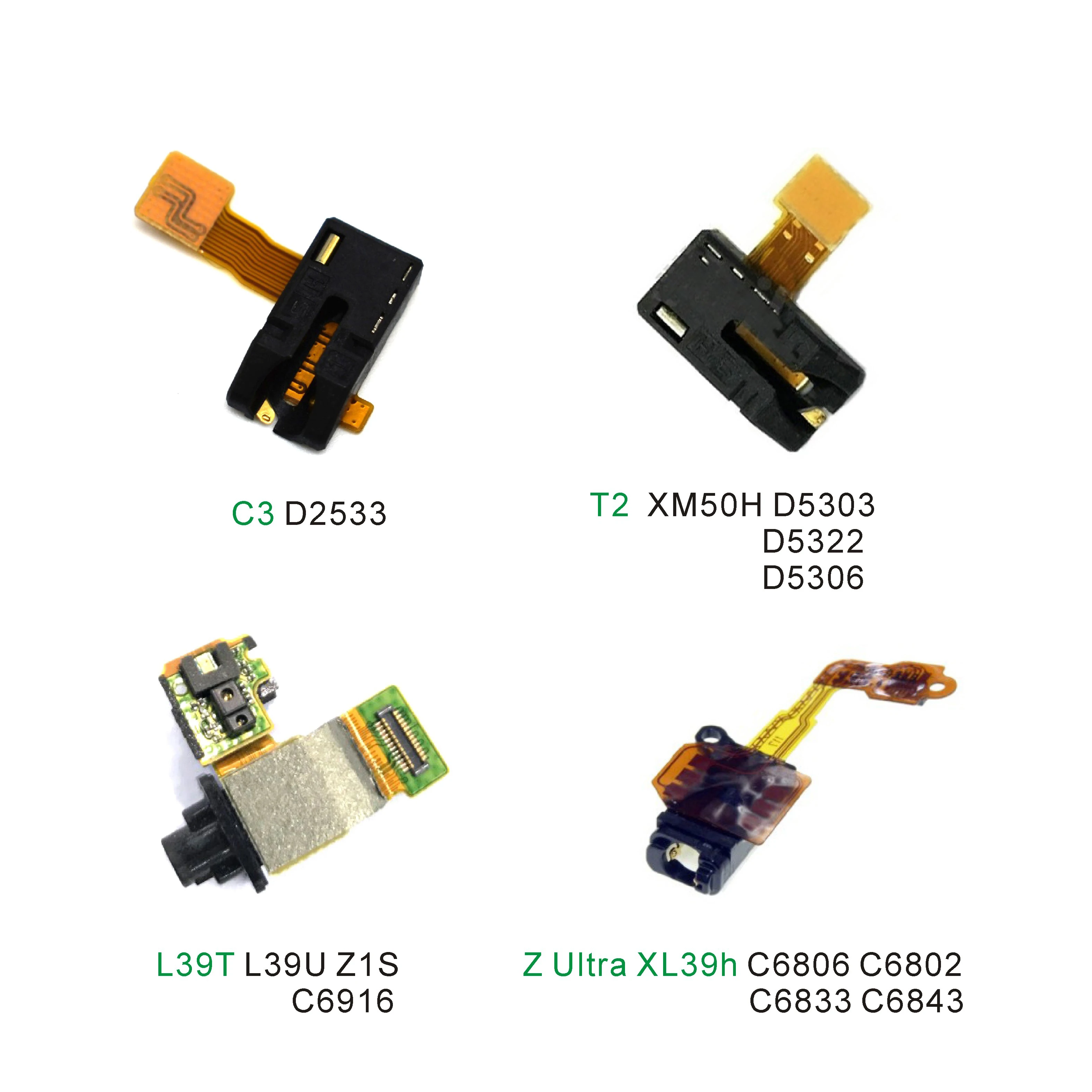 For Sony Xperia C3 D2533 L39T L39U Z1S T2 XM50H Z Ultra XL39h C6806 Headphone Earphone Headset Jack Proximity Sensor Flex Cable
For Sony Xperia C3 D2533 L39T L39U Z1S T2 XM50H Z Ultra XL39h C6806 Headphone Earphone Headset Jack Proximity Sensor Flex Cable