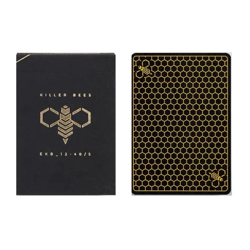 Ellusionist Killer Bee Playing Cards Bicycle Deck USPCC Poker Magic Card Games Magic Tricks Props for Professional Magician
Ellusionist Killer Bee Playing Cards Bicycle Deck USPCC Poker Magic Card Games Magic Tricks Props for Professional Magician