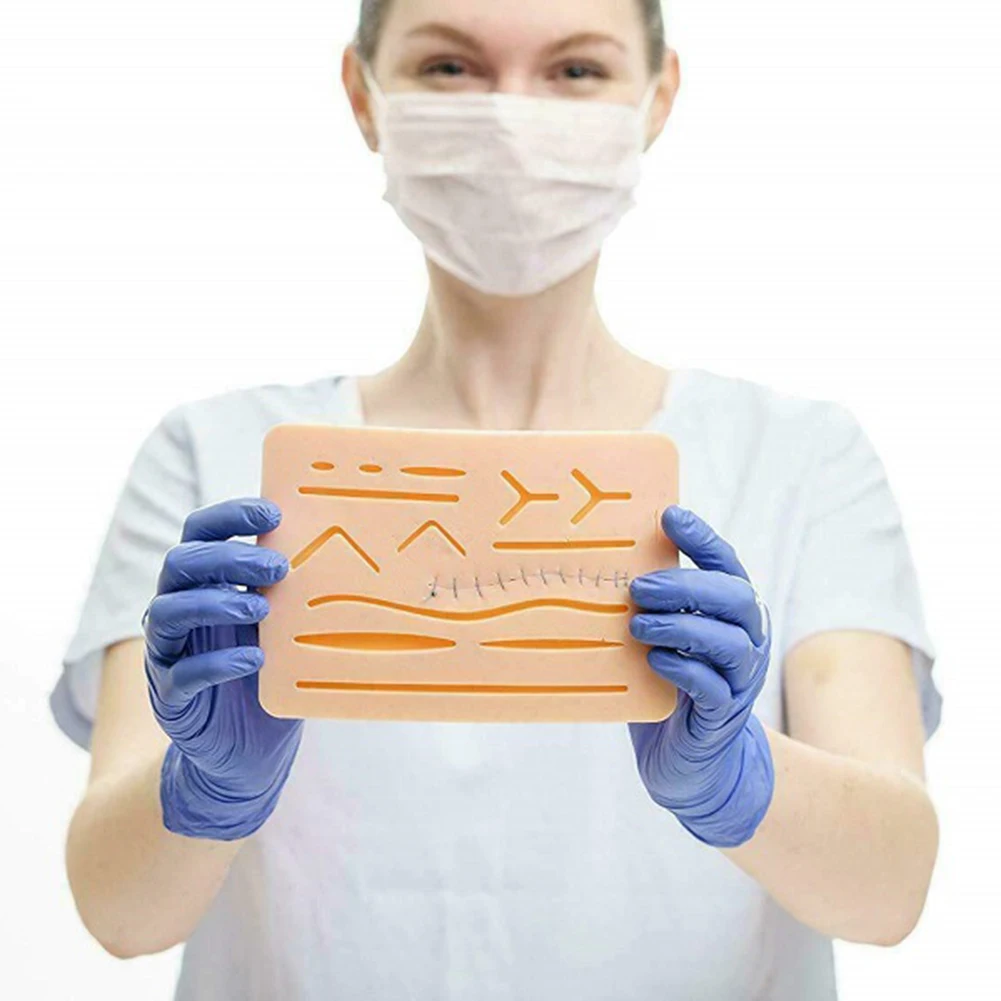 New Practice Silicone Mold Embedding Surgery Suture Trauma Wound Skin Module Surgical Practice Wound Suture Model
New Practice Silicone Mold Embedding Surgery Suture Trauma Wound Skin Module Surgical Practice Wound Suture Model