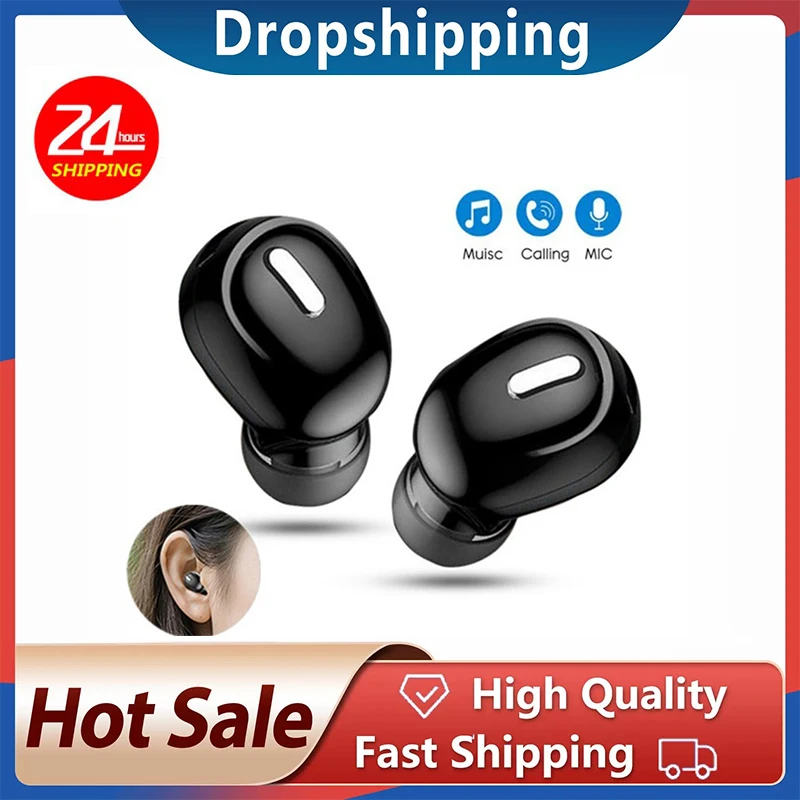 Mini X9 Wireless Bluetooth-compatible 5.0 Earphone Headphone Sport Gaming Headset With Mic Handsfree Stereo Earbud For All Phone
Mini X9 Wireless Bluetooth-compatible 5.0 Earphone Headphone Sport Gaming Headset With Mic Handsfree Stereo Earbud For All Phone