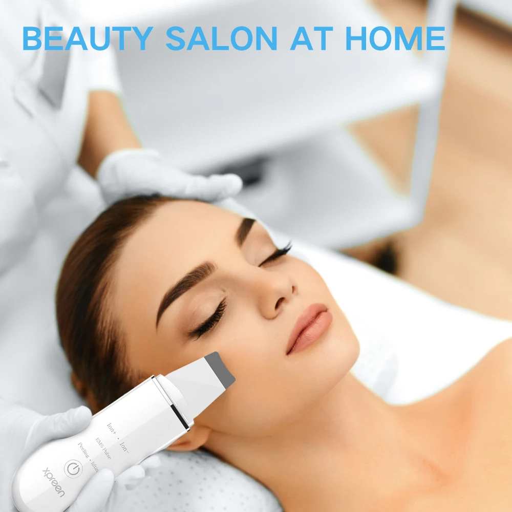 Facial Skin Scrubber, Xpreen Face Scraper Blackhead Remover Massager, Ion Leading-in/out, Exfoliation and Facial Firming
Facial Skin Scrubber, Xpreen Face Scraper Blackhead Remover Massager, Ion Leading-in/out, Exfoliation and Facial Firming