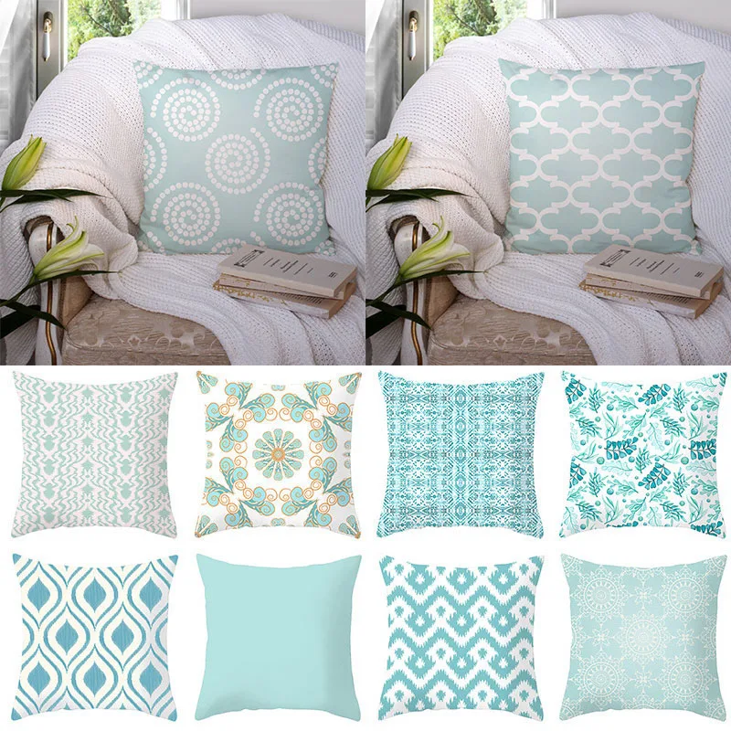 Light Blue Green Mint Cushion Cases Modern Geometry Boho Decorative Pillowcase Sofa Couch Throw Pillows covers Home Decorations
Light Blue Green Mint Cushion Cases Modern Geometry Boho Decorative Pillowcase Sofa Couch Throw Pillows covers Home Decorations