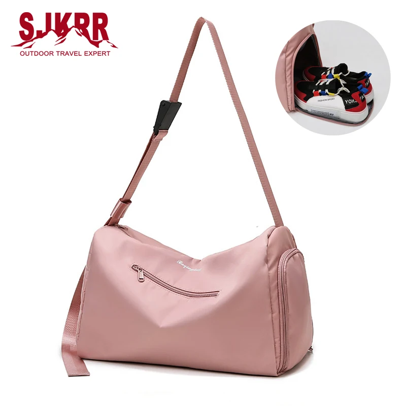S.IKRR Fashion Solid Sports Shoulder Bag Big Casual Nylon Crossdoby Bags For Women 2021 Dry Wet Separation Gym Bag Travel Bags
S.IKRR Fashion Solid Sports Shoulder Bag Big Casual Nylon Crossdoby Bags For Women 2021 Dry Wet Separation Gym Bag Travel Bags