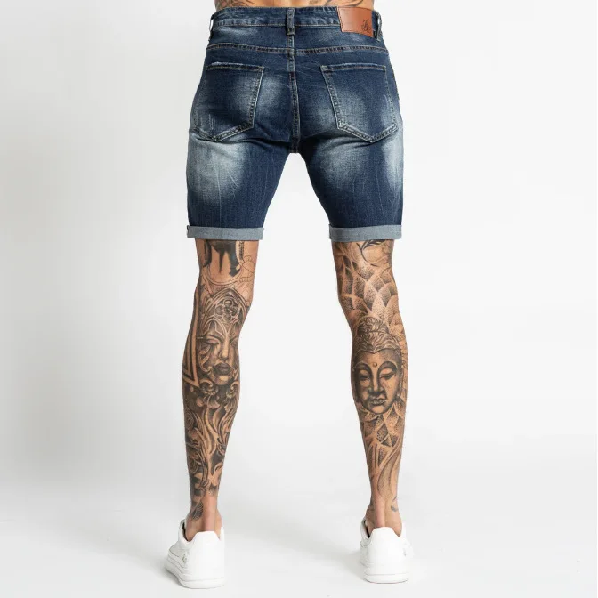 WEPBEL Solid Color Ripped Denim Shorts Men's Casual Shorts Summer Fashion Mid Waist Button Pocket Straight Denim Shorts
WEPBEL Solid Color Ripped Denim Shorts Men's Casual Shorts Summer Fashion Mid Waist Button Pocket Straight Denim Shorts