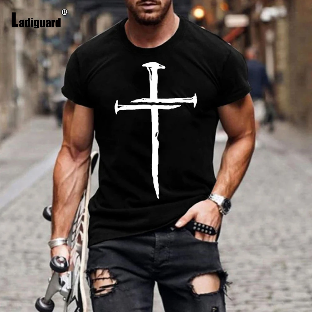 Plus Size 3xl Men Fashion Top Clothing 2021 New Summer Cross 3D Print T-shirt Masculinas Casual Tees Pullovers Sexy Mens Tshirt
Plus Size 3xl Men Fashion Top Clothing 2021 New Summer Cross 3D Print T-shirt Masculinas Casual Tees Pullovers Sexy Mens Tshirt