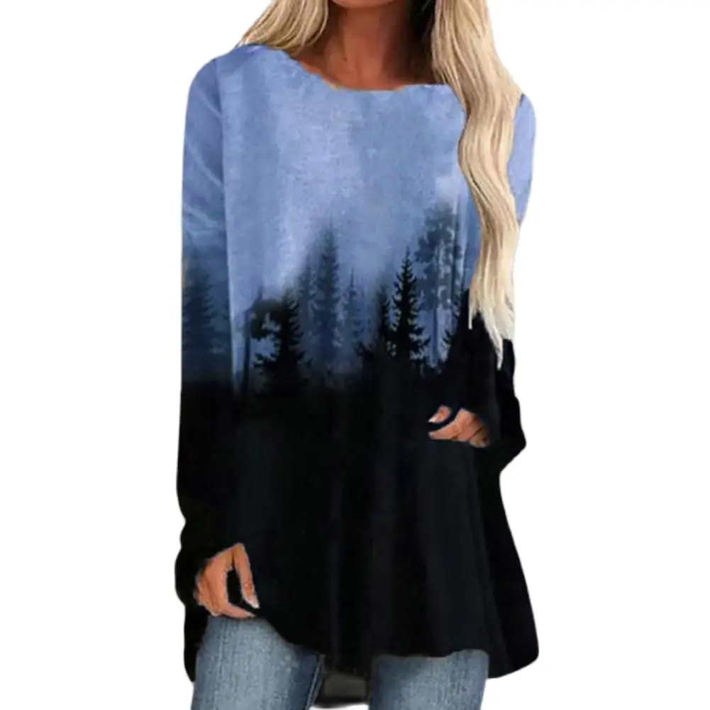 Women Tunic Blouse Crew Neck Mid-Length Autumn Blouse Oversized Long Women Tunic Blouse
Women Tunic Blouse Crew Neck Mid-Length Autumn Blouse Oversized Long Women Tunic Blouse