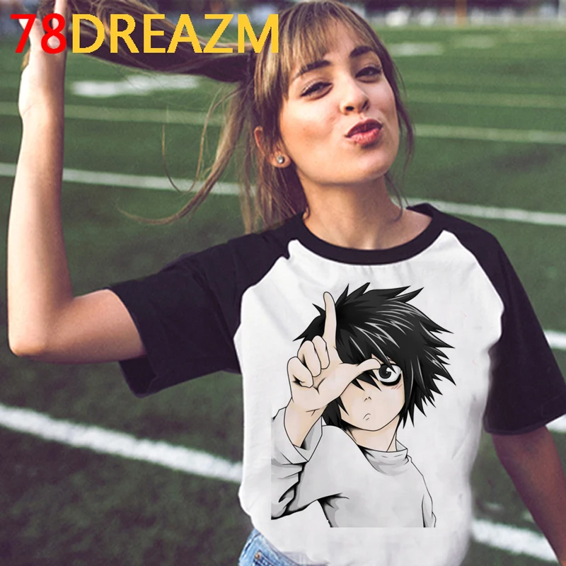 New Japanese Anime Death Note T Shirt Women Kawaii Summer Tops Unisex Cartoon Graphic Tees Manga E Girl Fashion Tshirt Female
New Japanese Anime Death Note T Shirt Women Kawaii Summer Tops Unisex Cartoon Graphic Tees Manga E Girl Fashion Tshirt Female