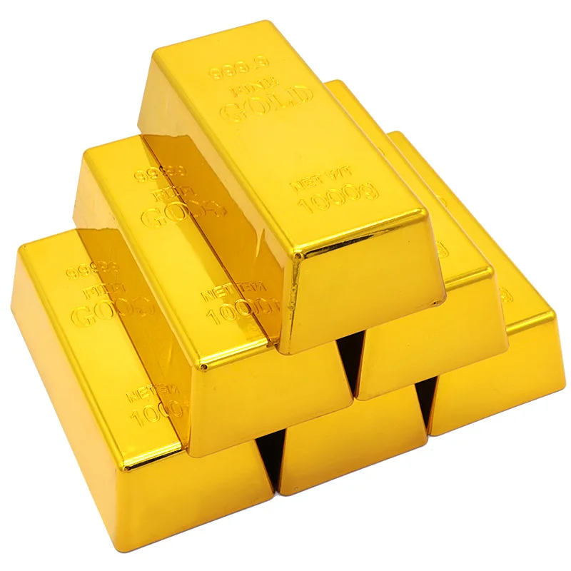Fake Gold Bar Plastic Golden Home Decor Bar Simulation Decoration Crafts Creative Gold Brick Cosplay Costume
Fake Gold Bar Plastic Golden Home Decor Bar Simulation Decoration Crafts Creative Gold Brick Cosplay Costume