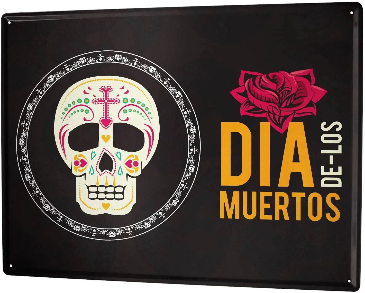 Dia Muertos Skull Poster Funny Sign Tin Art Wall Decor Vintage Aluminum Retro Metal Tin Sign Painting Decorative Signs 20x30cm
Dia Muertos Skull Poster Funny Sign Tin Art Wall Decor Vintage Aluminum Retro Metal Tin Sign Painting Decorative Signs 20x30cm